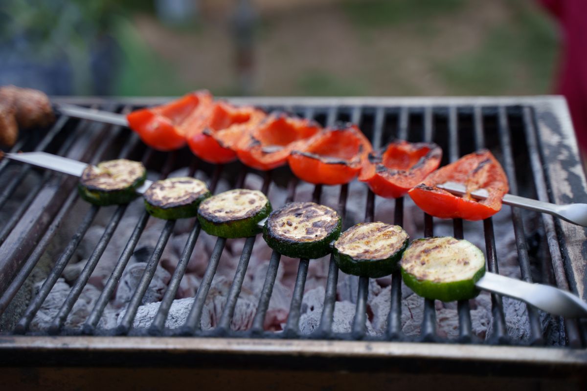 Gegrilltes Gemüse auf dem Grill